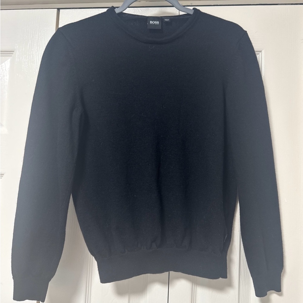 Boss Women's Black Crewneck Sweater A55